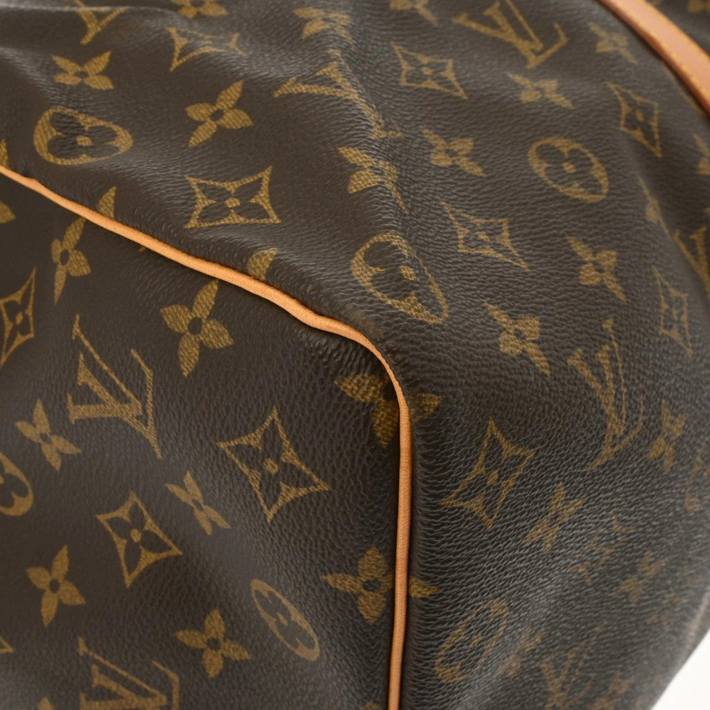 LOUIS VUITTON Monogram Keepall Brown Canvas Boston Bag - Picture 6 of 11